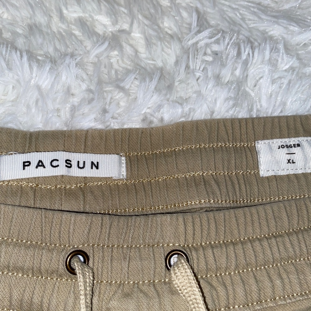 PacSun Kahki Slim Cargo Jogger Pants - Picture 4 of 5